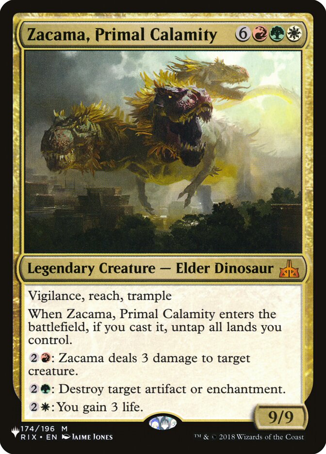 Zacama, Primal Calamity [The List] - Magic: The Gathering - Card Brawlers | Quebec | Canada |