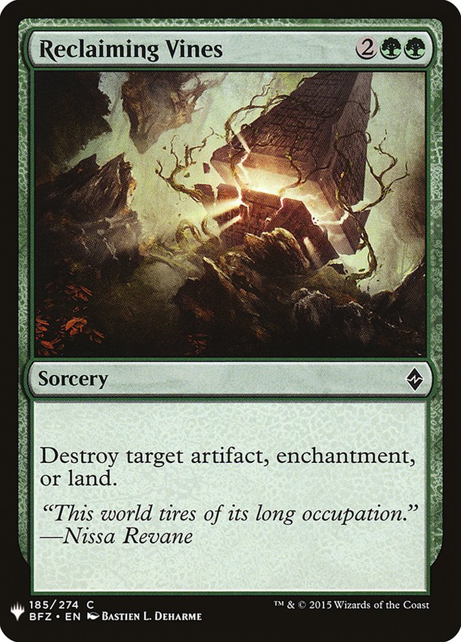 Reclaiming Vines [Mystery Booster] - Magic: The Gathering - Card Brawlers | Quebec | Canada |