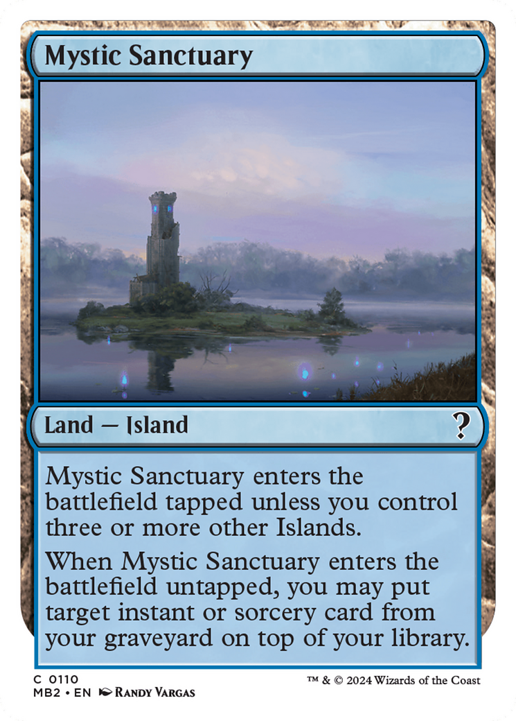 Mystic Sanctuary (White Border) [Mystery Booster 2] - Magic: The Gathering - Card Brawlers | Quebec | Canada |