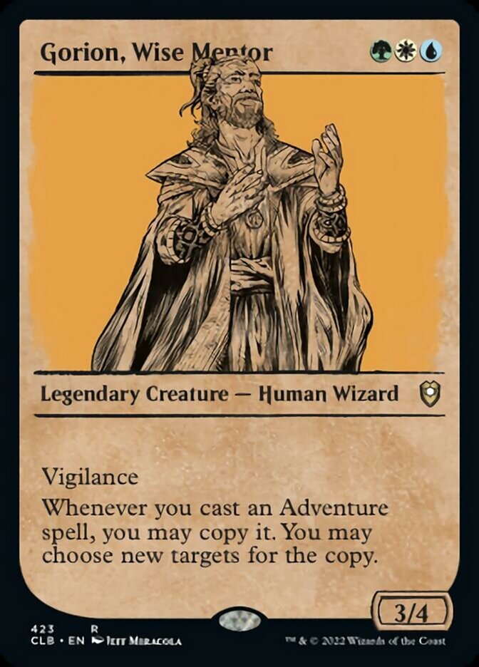 Gorion, Wise Mentor (Showcase) [Commander Legends: Battle for Baldur's Gate] - Magic: The Gathering - Card Brawlers | Quebec | Canada |