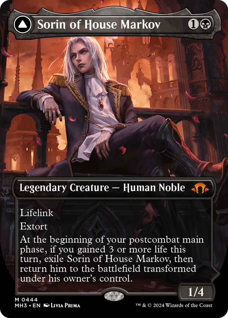 Sorin of House Markov // Sorin, Ravenous Neonate (Borderless) [Modern Horizons 3] - Magic: The Gathering - Card Brawlers | Quebec | Canada |