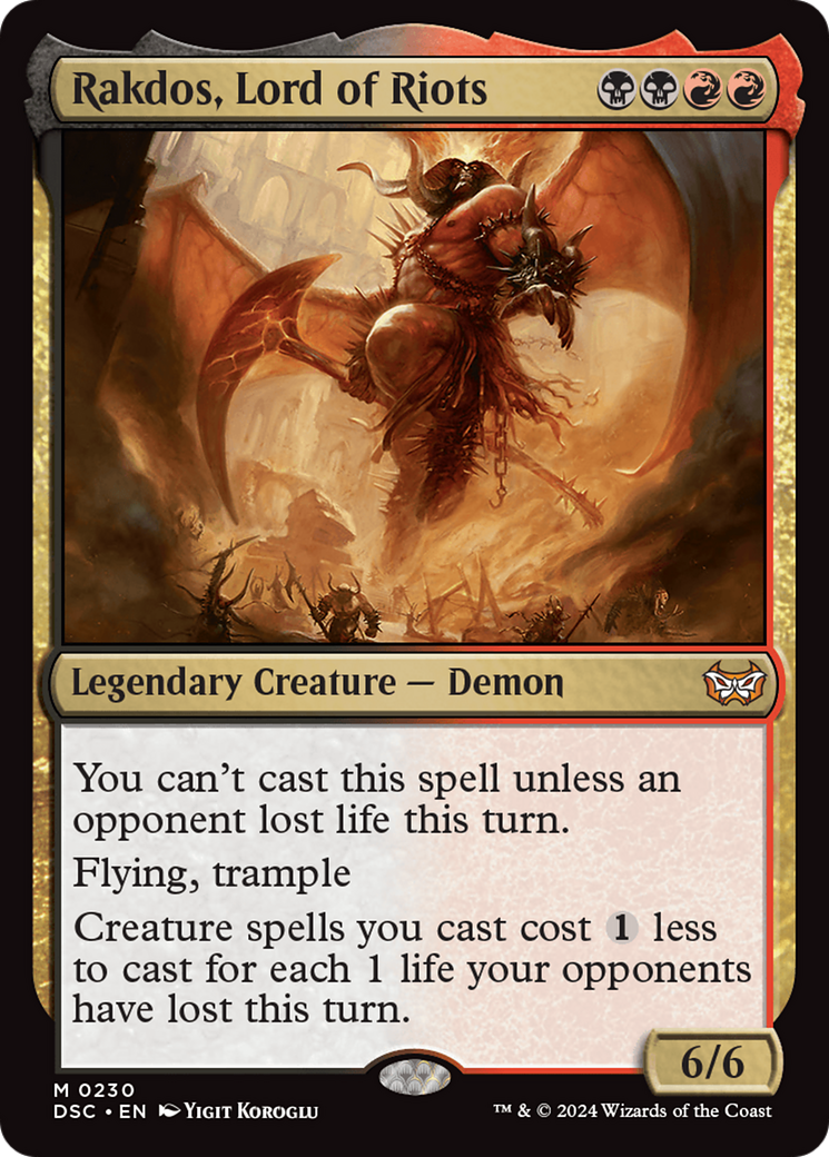 Rakdos, Lord of Riots [Duskmourn: House of Horror Commander] - Magic: The Gathering - Card Brawlers | Quebec | Canada |