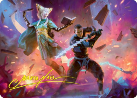 Explosive Entry Art Card (Gold-Stamped Signature) [Kamigawa: Neon Dynasty Art Series] - Magic: The Gathering - Card Brawlers | Quebec | Canada |