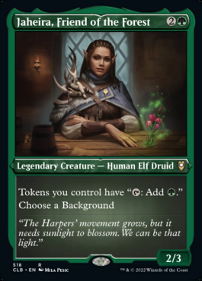 Jaheira, Friend of the Forest (Foil Etched) [Commander Legends: Battle for Baldur's Gate] - Magic: The Gathering - Card Brawlers | Quebec | Canada |