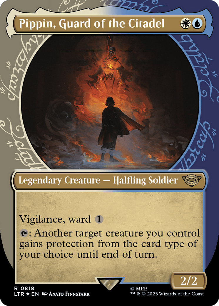 Pippin, Guard of the Citadel (Showcase) (Surge Foil) [The Lord of the Rings: Tales of Middle-Earth] - Magic: The Gathering - Card Brawlers | Quebec | Canada |