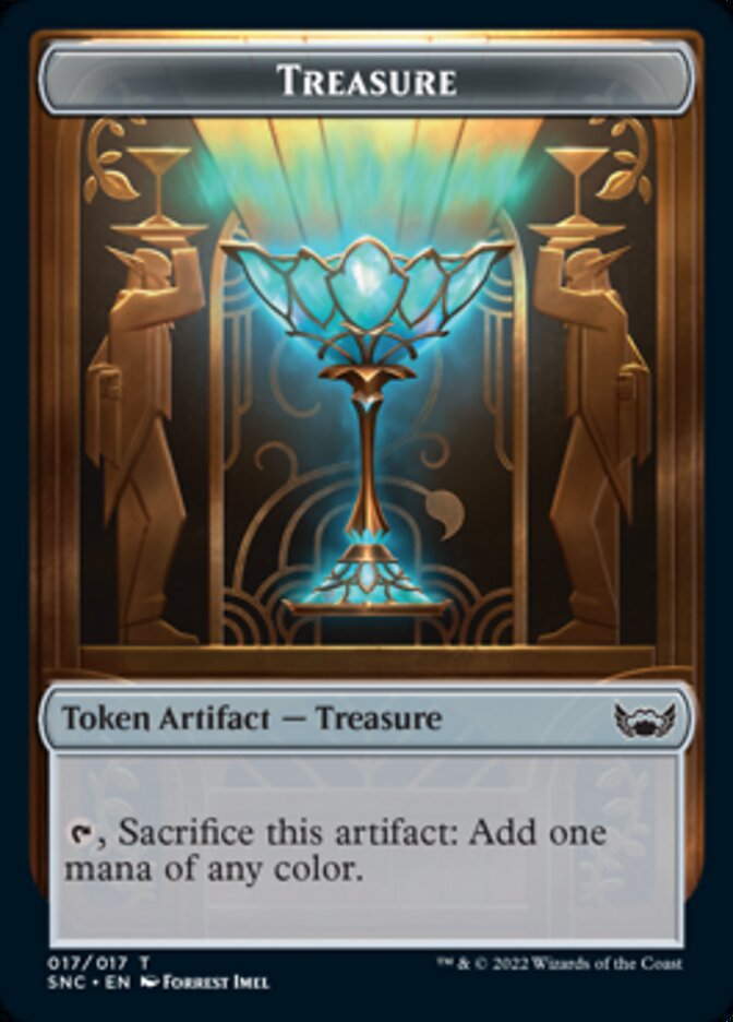Treasure (017) // Rogue Double-Sided Token [Streets of New Capenna Tokens] - Magic: The Gathering - Card Brawlers | Quebec | Canada |