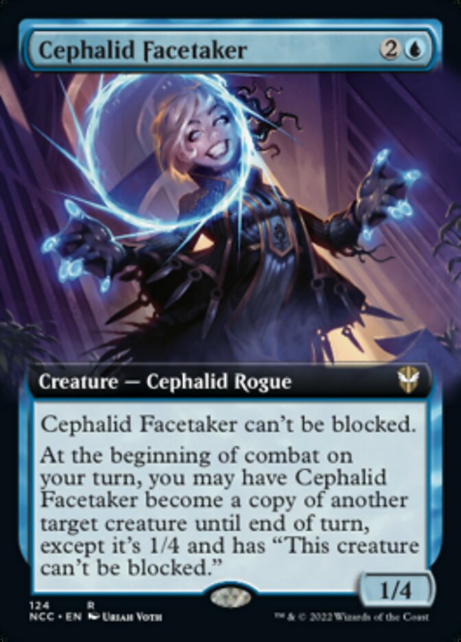 Cephalid Facetaker (Extended Art) [Streets of New Capenna Commander] - Magic: The Gathering - Card Brawlers | Quebec | Canada |