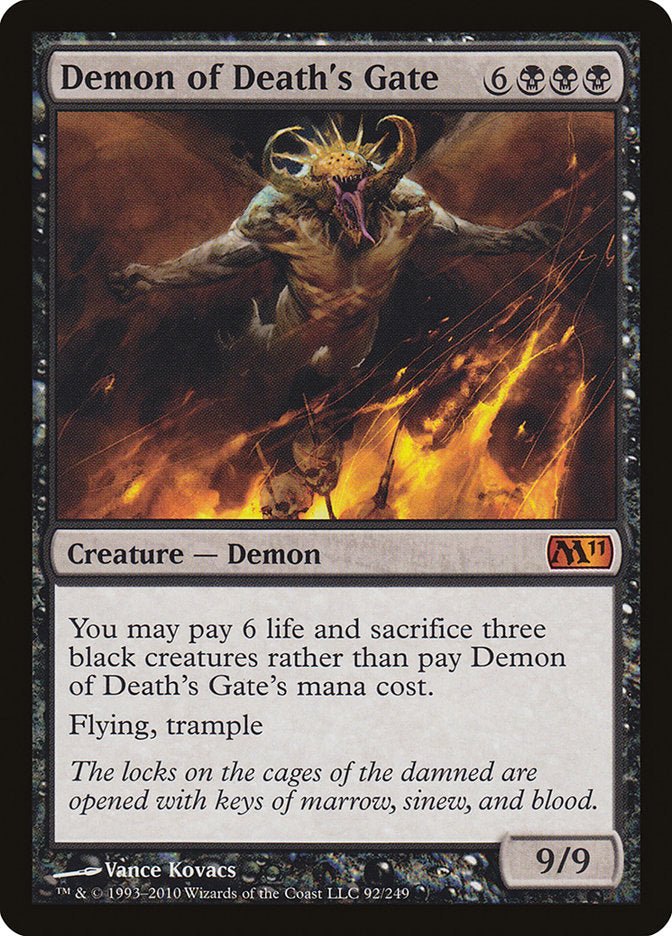 Demon of Death's Gate [Magic 2011] - Magic: The Gathering - Card Brawlers | Quebec | Canada |