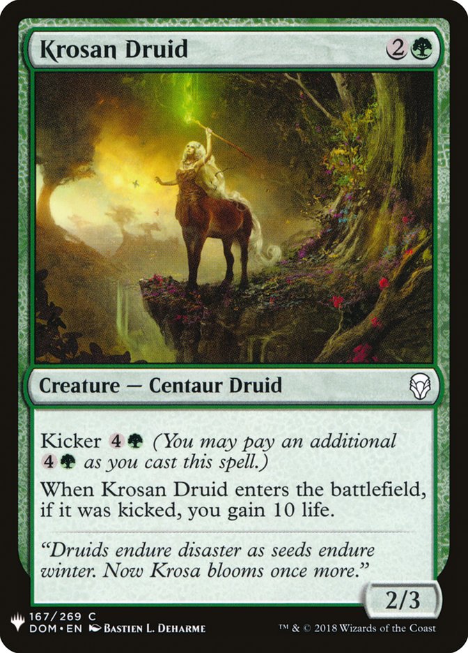 Krosan Druid [Mystery Booster] - Magic: The Gathering - Card Brawlers | Quebec | Canada |