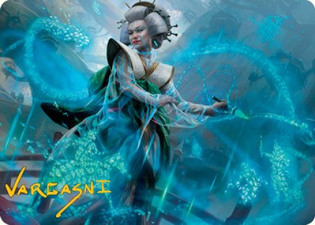 Bearer of Memory Art Card (Gold-Stamped Signature) [Kamigawa: Neon Dynasty Art Series] - Magic: The Gathering - Card Brawlers | Quebec | Canada |