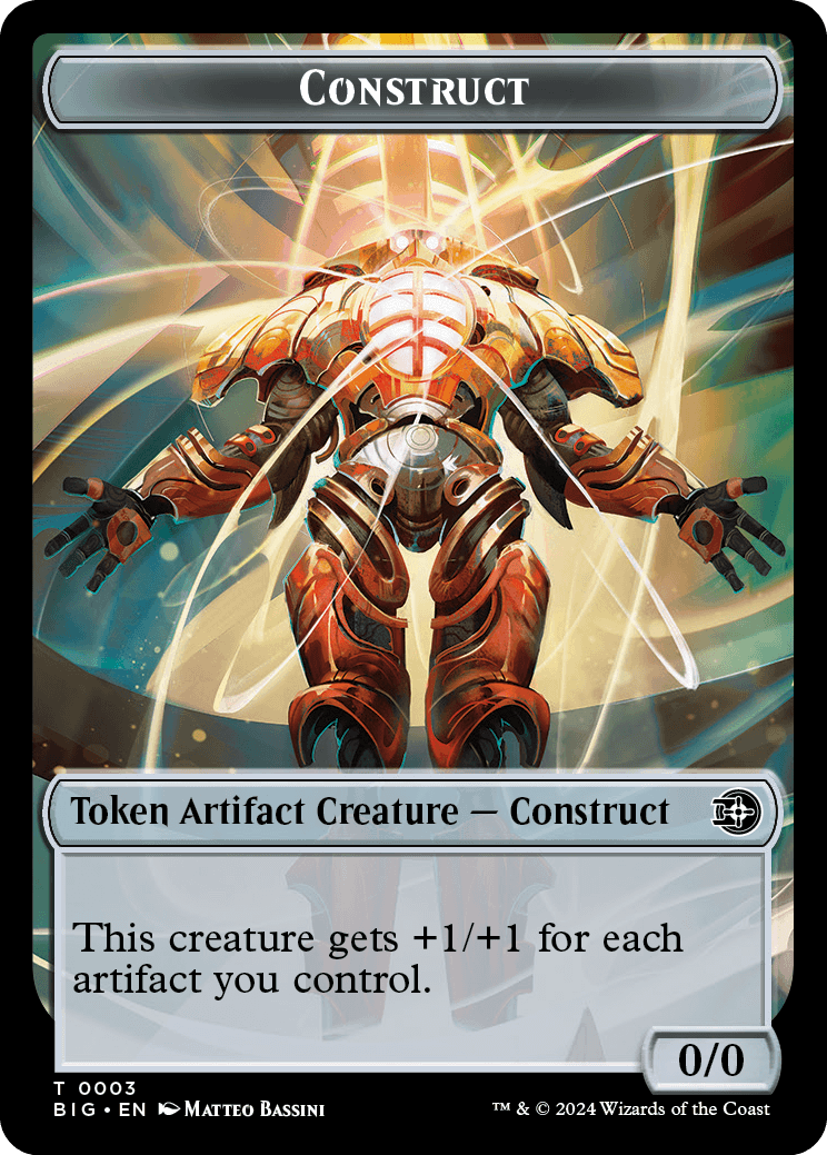 Construct // Plot Double-Sided Token [Outlaws of Thunder Junction Tokens] - Magic: The Gathering - Card Brawlers | Quebec | Canada |