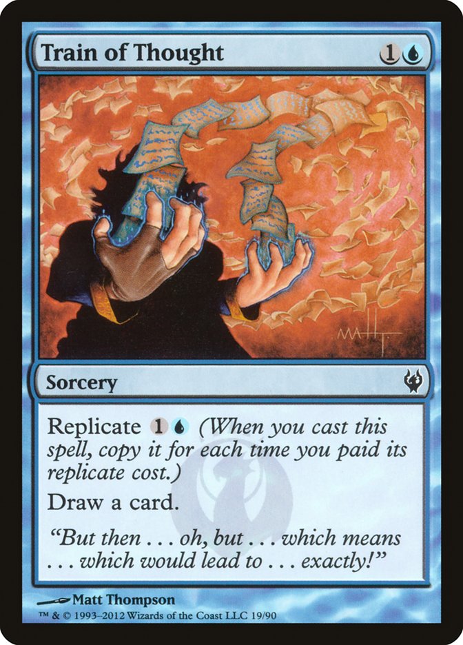 Train of Thought [Duel Decks: Izzet vs. Golgari] - Magic: The Gathering - Card Brawlers | Quebec | Canada |