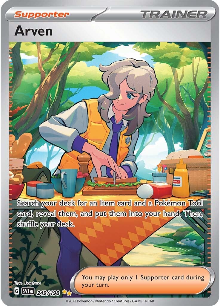 Arven (249/198) [Scarlet & Violet: Base Set] - Pokémon - Card Brawlers | Quebec | Canada |