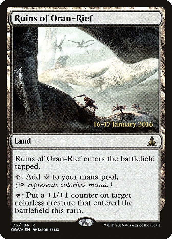 Ruins of Oran-Rief [Oath of the Gatewatch Prerelease Promos] - Magic: The Gathering - Card Brawlers | Quebec | Canada |