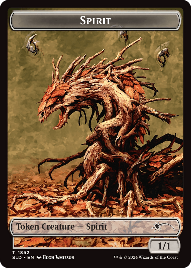 Spirit (SLD) // Clue (CMM) Double-Sided Token [Secret Lair: From Cute to Brute Tokens] - Magic: The Gathering - Card Brawlers | Quebec | Canada |