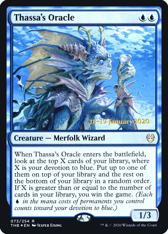 Thassa's Oracle [Theros Beyond Death Prerelease Promos] - Magic: The Gathering - Card Brawlers | Quebec | Canada |