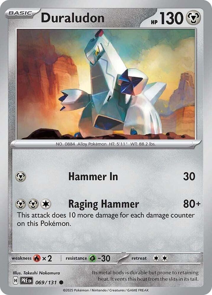 Duraludon (069/131) [Scarlet & Violet: Prismatic Evolutions] - Pokémon - Card Brawlers | Quebec | Canada |