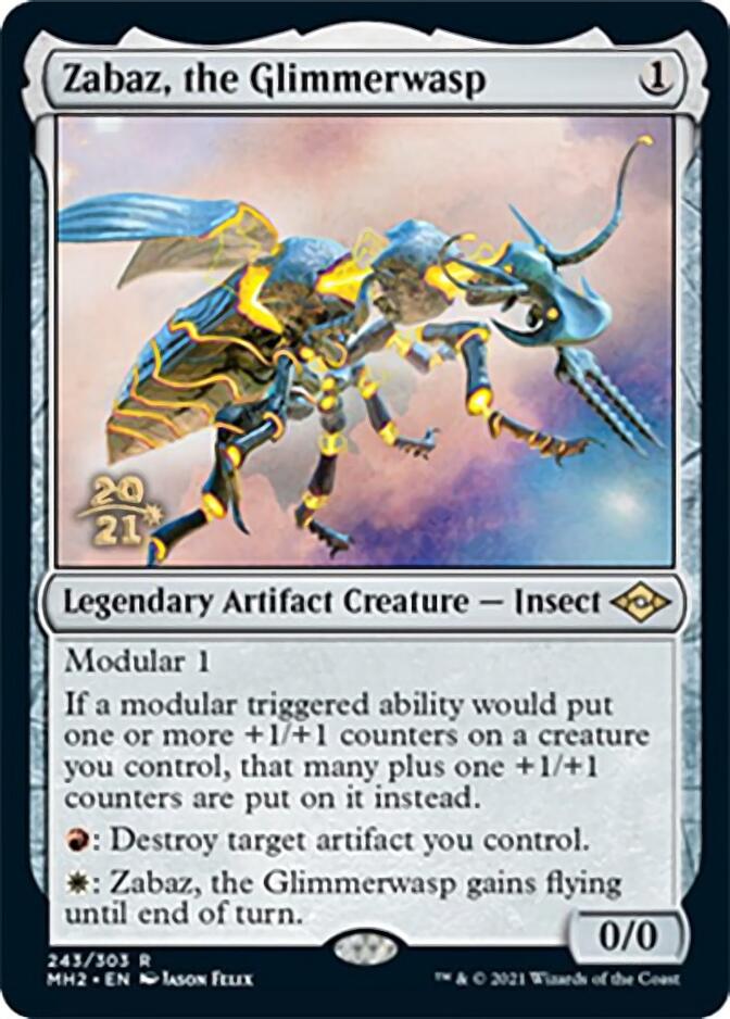 Zabaz, the Glimmerwasp [Modern Horizons 2 Prerelease Promos] - Magic: The Gathering - Card Brawlers | Quebec | Canada |