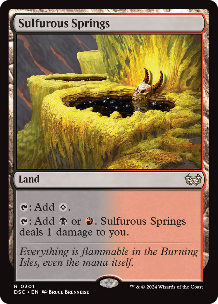 Sulfurous Springs [Duskmourn: House of Horror Commander] - Magic: The Gathering - Card Brawlers | Quebec | Canada |