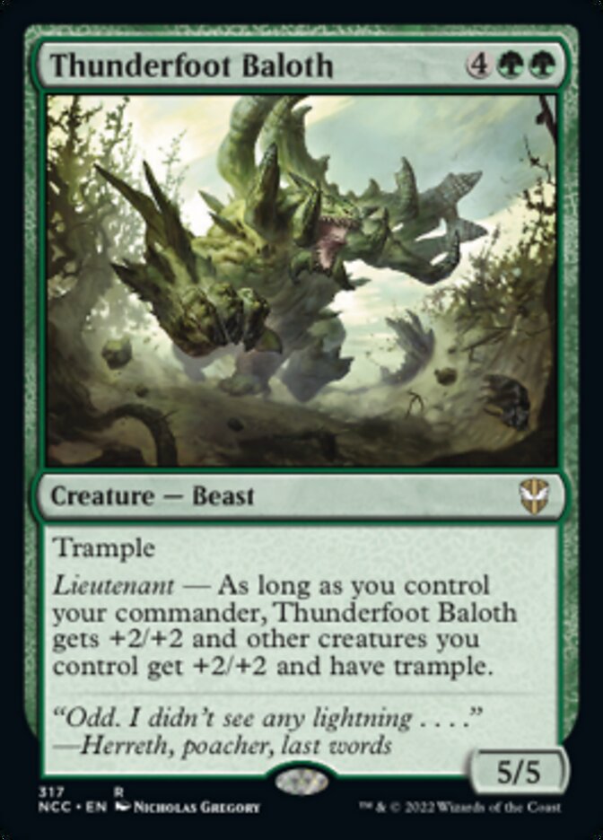 Thunderfoot Baloth [Streets of New Capenna Commander] - Magic: The Gathering - Card Brawlers | Quebec | Canada |