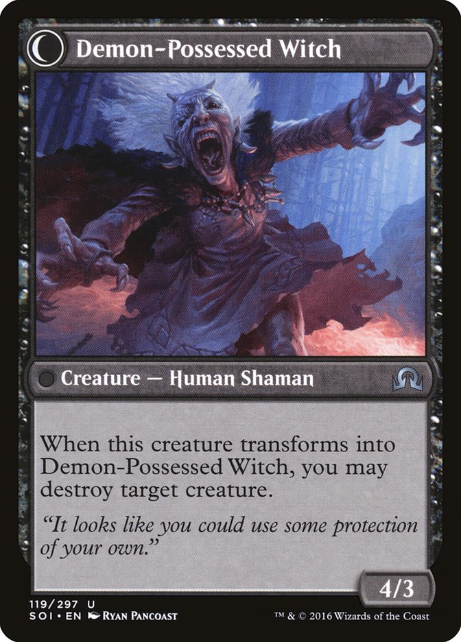 Kindly Stranger // Demon-Possessed Witch [Shadows over Innistrad] - Magic: The Gathering - Card Brawlers | Quebec | Canada |