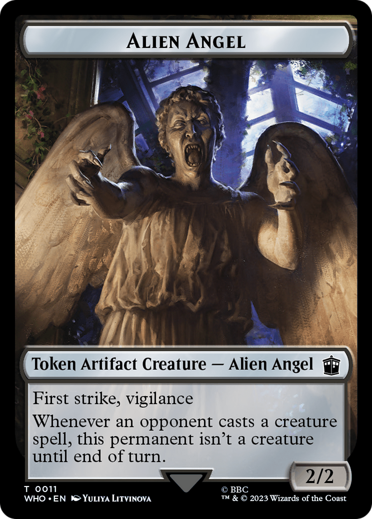 Alien Angel // Food (0026) Double-Sided Token [Doctor Who Tokens] - Magic: The Gathering - Card Brawlers | Quebec | Canada |