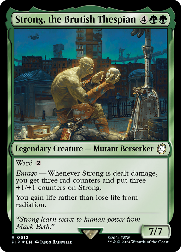 Strong, the Brutish Thespian (Surge Foil) [Fallout] - Magic: The Gathering - Card Brawlers | Quebec | Canada |