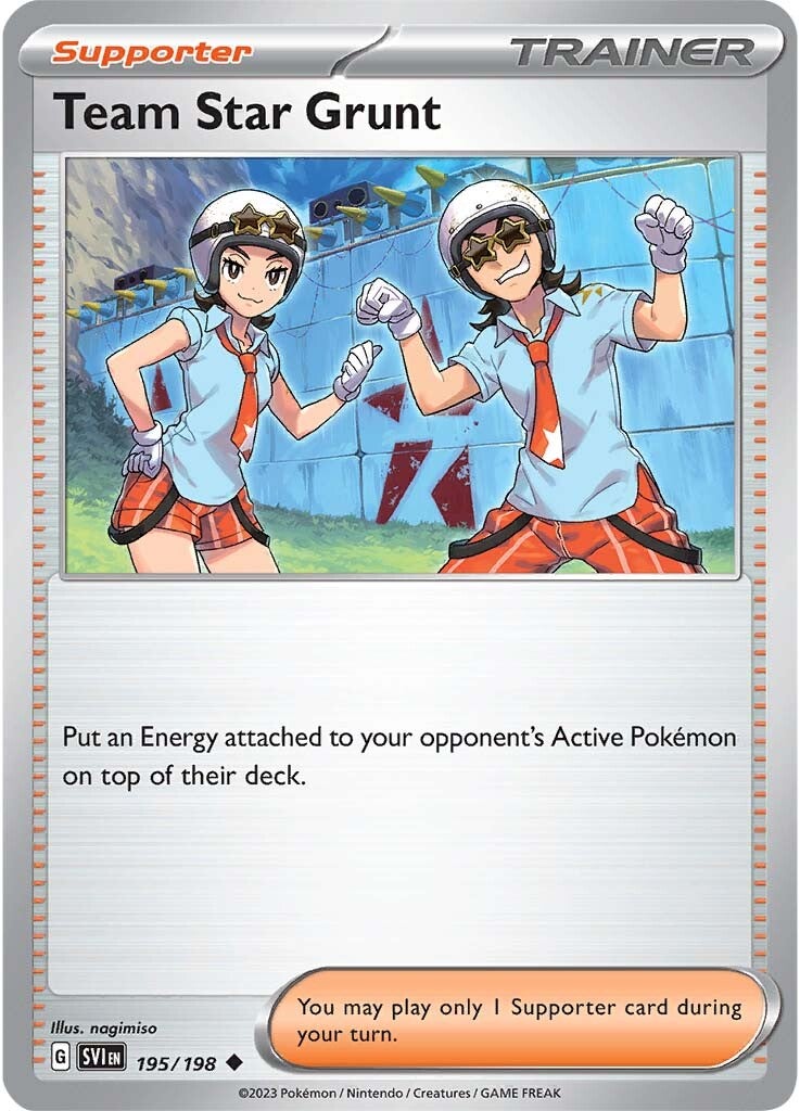 Team Star Grunt (195/198) [Scarlet & Violet: Base Set] - Pokémon - Card Brawlers | Quebec | Canada |