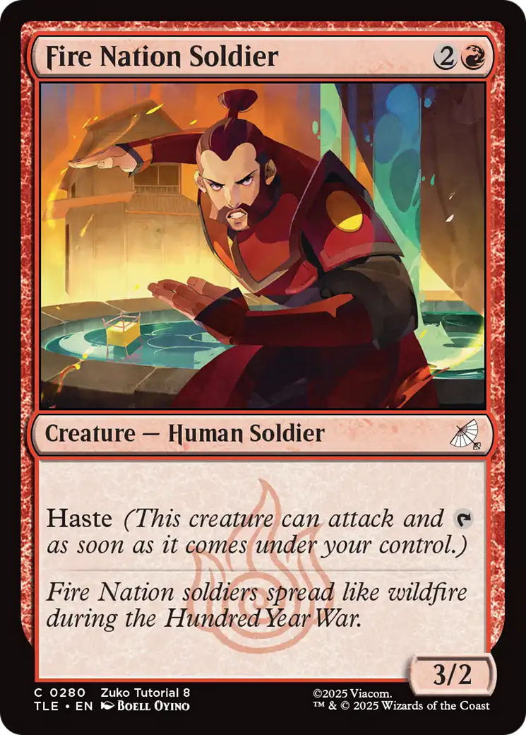Fire Nation Soldier (0280) [Avatar: The Last Airbender: Eternal-Legal] - Magic: The Gathering - Card Brawlers | Quebec | Canada |