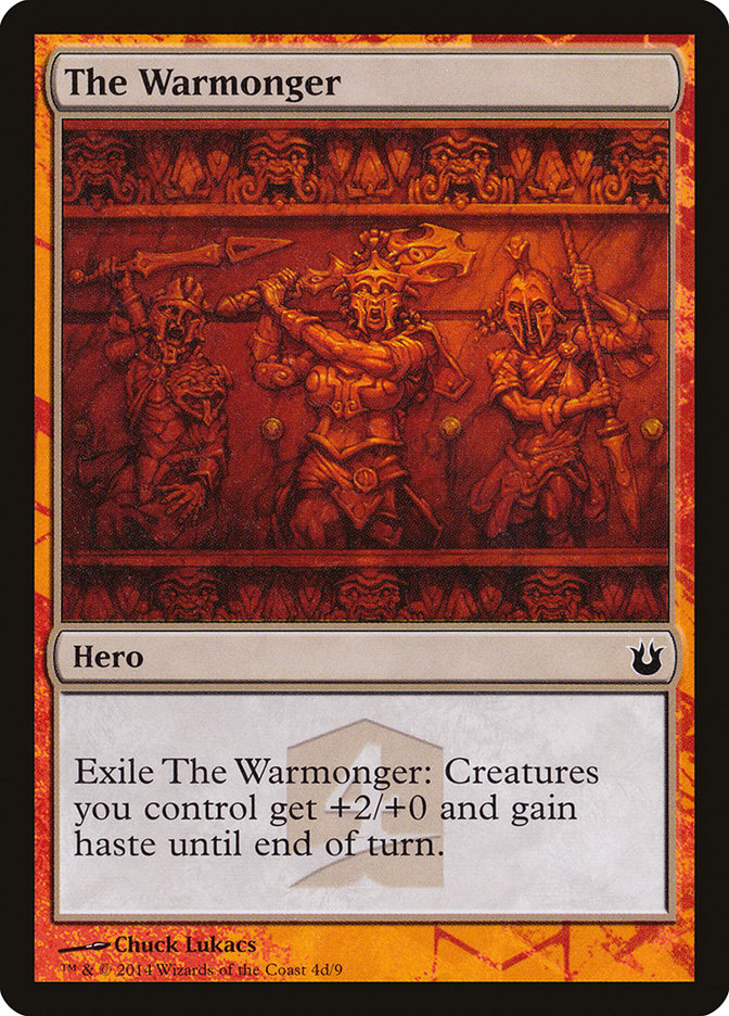 The Warmonger [Born of the Gods Hero's Path] - Magic: The Gathering - Card Brawlers | Quebec | Canada |