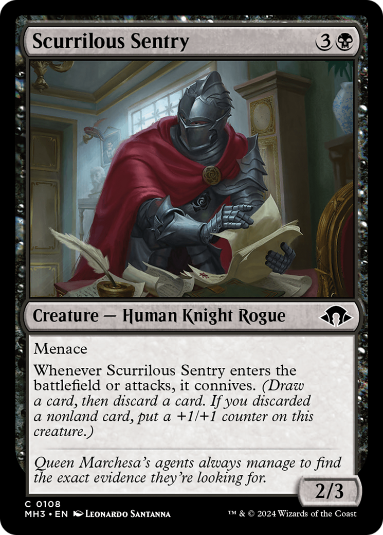 Scurrilous Sentry [Modern Horizons 3] - Magic: The Gathering - Card Brawlers | Quebec | Canada |