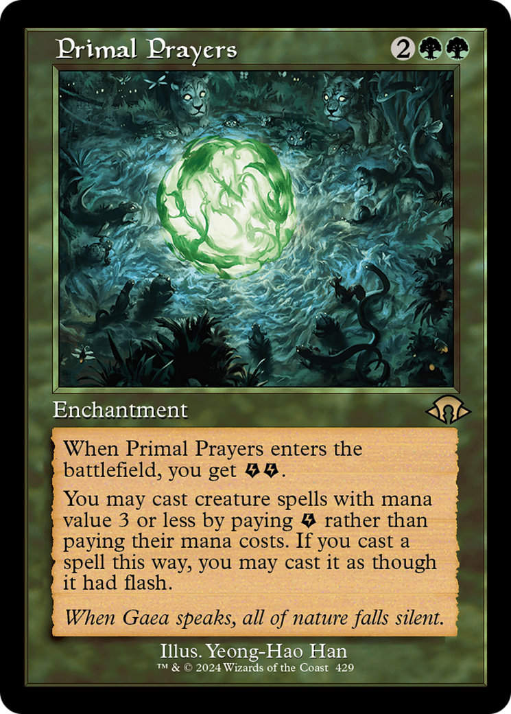 Primal Prayers (Retro) [Modern Horizons 3] - Magic: The Gathering - Card Brawlers | Quebec | Canada |