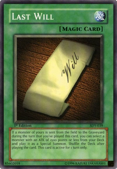 Last Will [SDY-039] Common - Yu-Gi-Oh! - Card Brawlers | Quebec | Canada |
