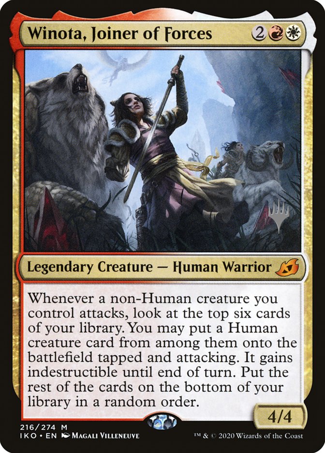 Winota, Joiner of Forces (Promo Pack) [Ikoria: Lair of Behemoths Promos] - Magic: The Gathering - Card Brawlers | Quebec | Canada |