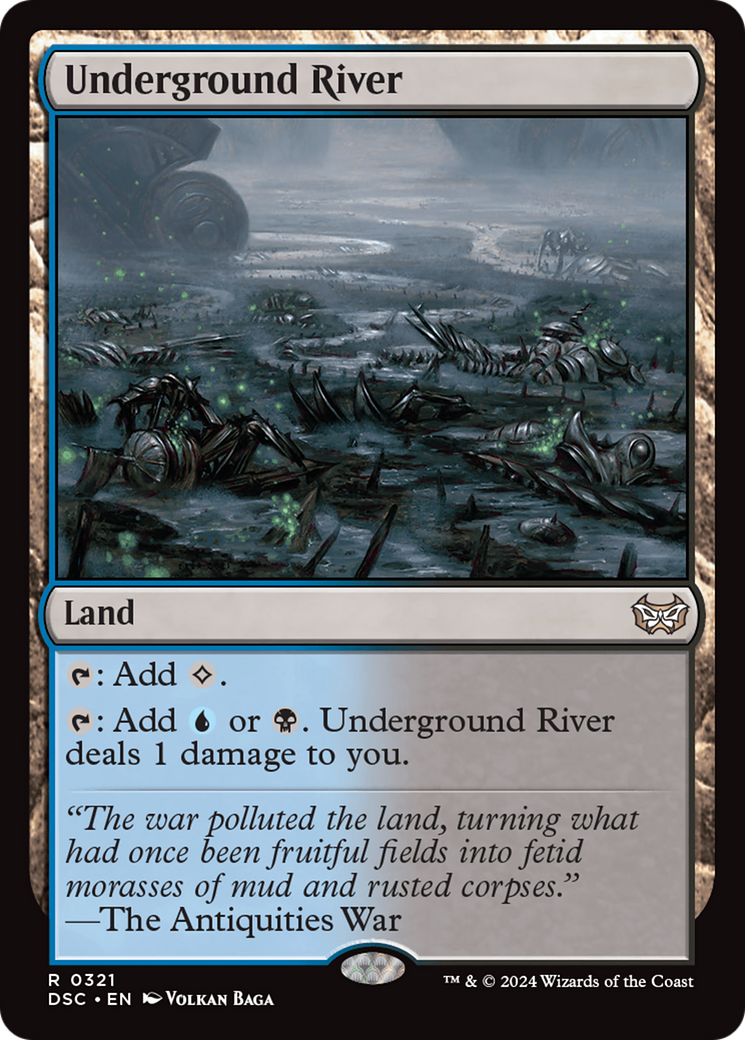 Underground River [Duskmourn: House of Horror Commander] - Magic: The Gathering - Card Brawlers | Quebec | Canada |