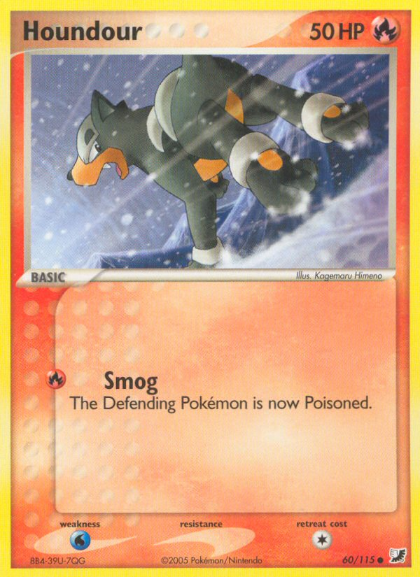 Houndour (60/115) [EX: Unseen Forces] - Pokémon - Card Brawlers | Quebec | Canada |