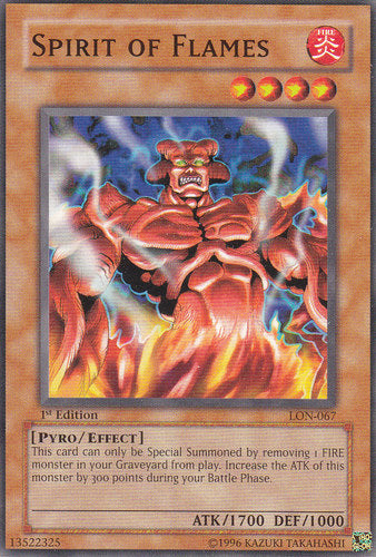 Spirit of Flames [LON-067] Common - Yu-Gi-Oh! - Card Brawlers | Quebec | Canada |