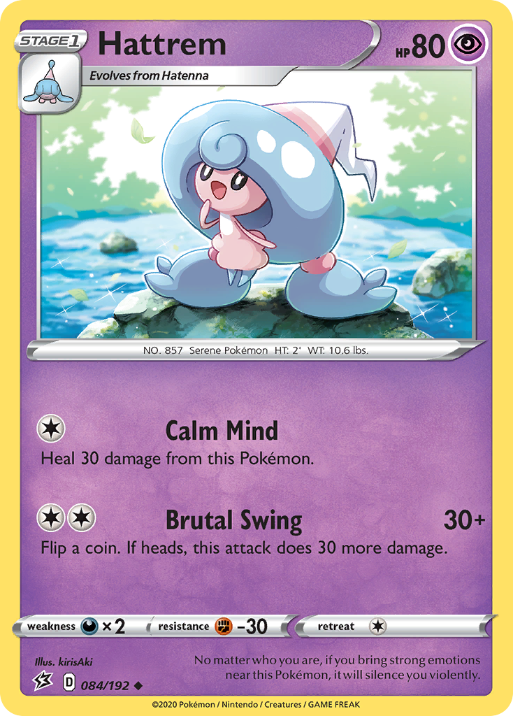 Hattrem (084/192) [Sword & Shield: Rebel Clash] - Pokémon - Card Brawlers | Quebec | Canada |
