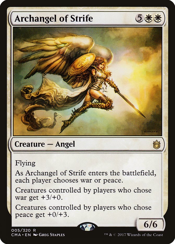 Archangel of Strife [Commander Anthology] - Magic: The Gathering - Card Brawlers | Quebec | Canada |