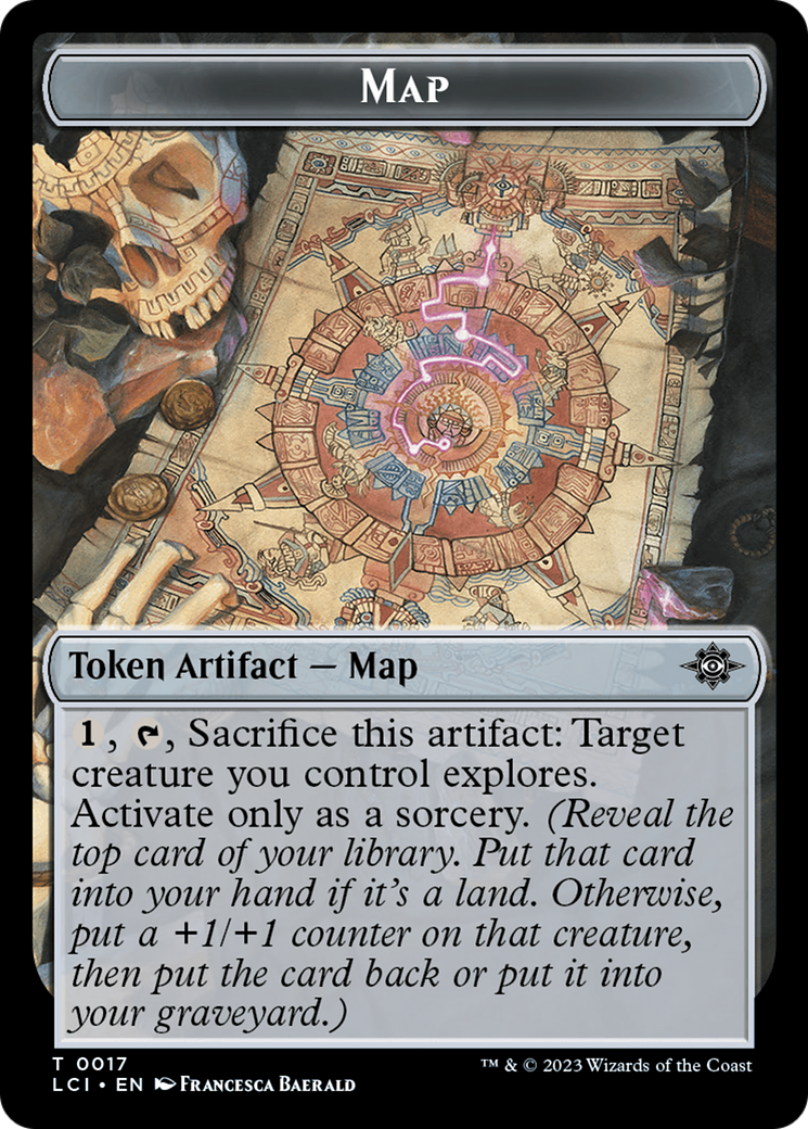 Map // Angel Double-Sided Token [The Lost Caverns of Ixalan Tokens] - Magic: The Gathering - Card Brawlers | Quebec | Canada |