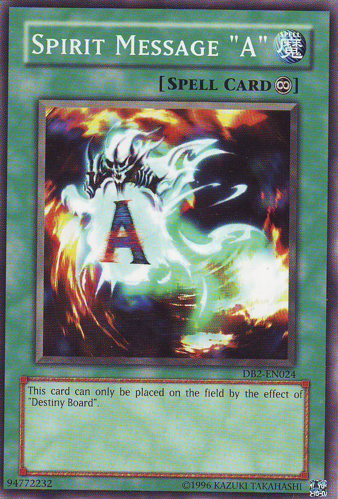 Spirit Message "A" [DB2-EN024] Common - Yu-Gi-Oh! - Card Brawlers | Quebec | Canada |