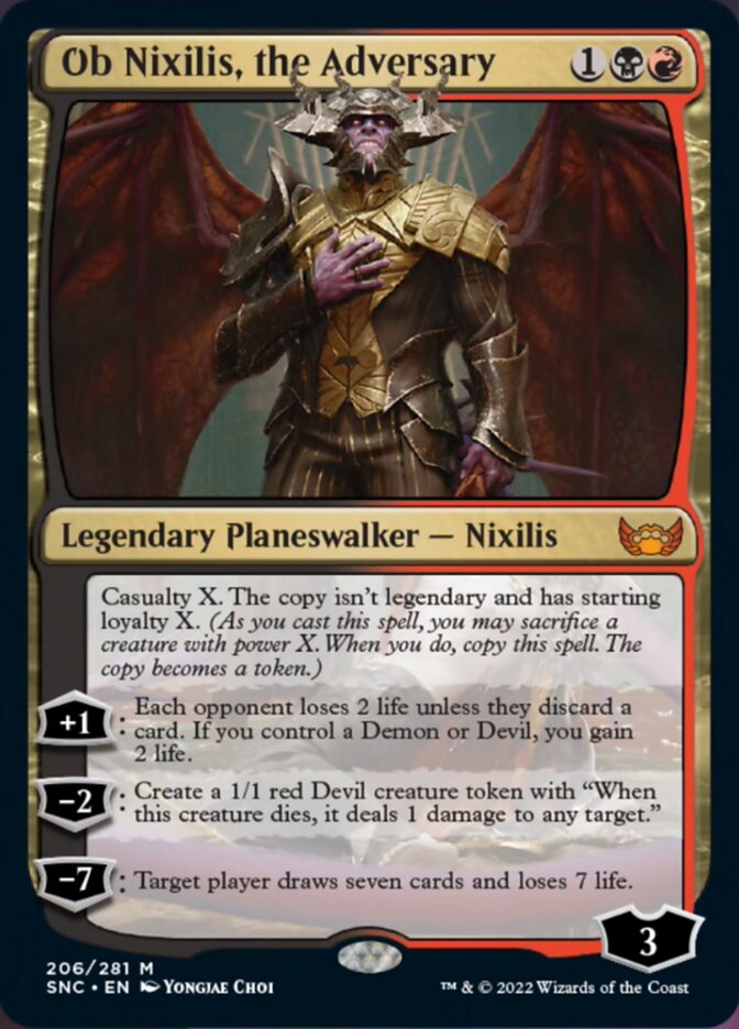 Ob Nixilis, the Adversary [Streets of New Capenna] - Magic: The Gathering - Card Brawlers | Quebec | Canada |