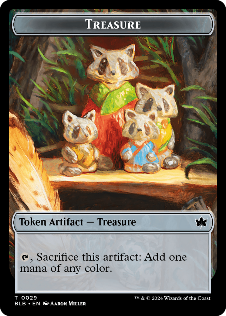 Rabbit // Treasure Double-Sided Token [Bloomburrow Tokens] - Magic: The Gathering - Card Brawlers | Quebec | Canada |