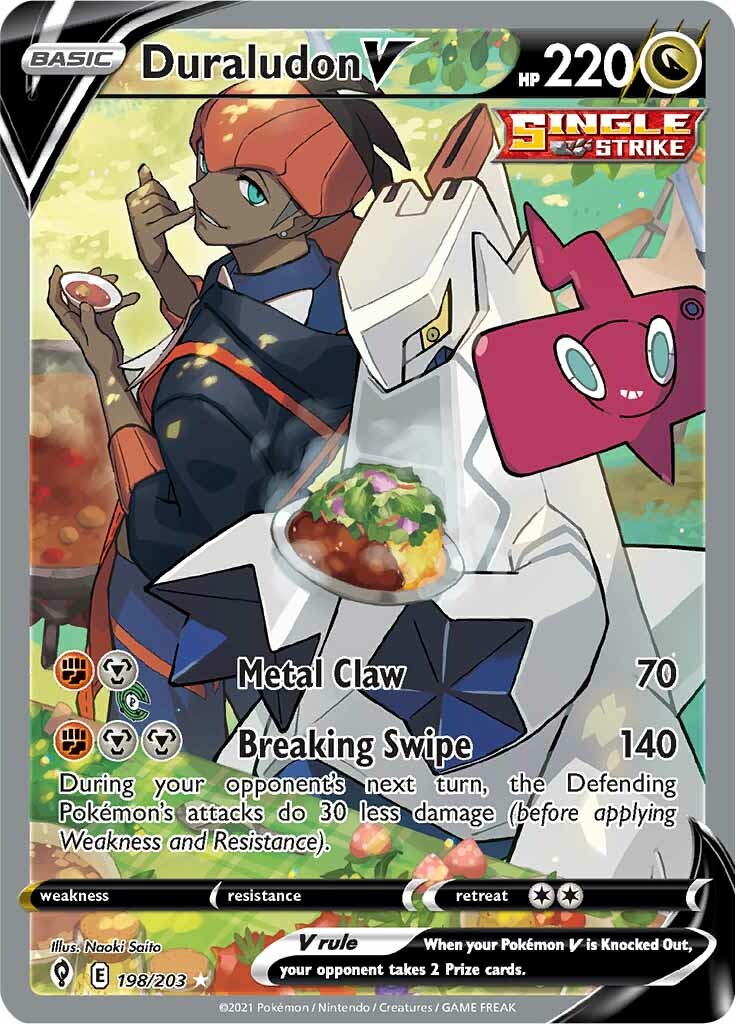 Duraludon V (198/203) (Alternate Art) [Sword & Shield: Evolving Skies] - Pokémon - Card Brawlers | Quebec | Canada |