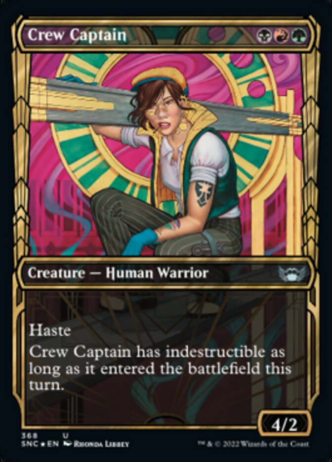Crew Captain (Showcase Golden Age Gilded Foil) [Streets of New Capenna] - Magic: The Gathering - Card Brawlers | Quebec | Canada |