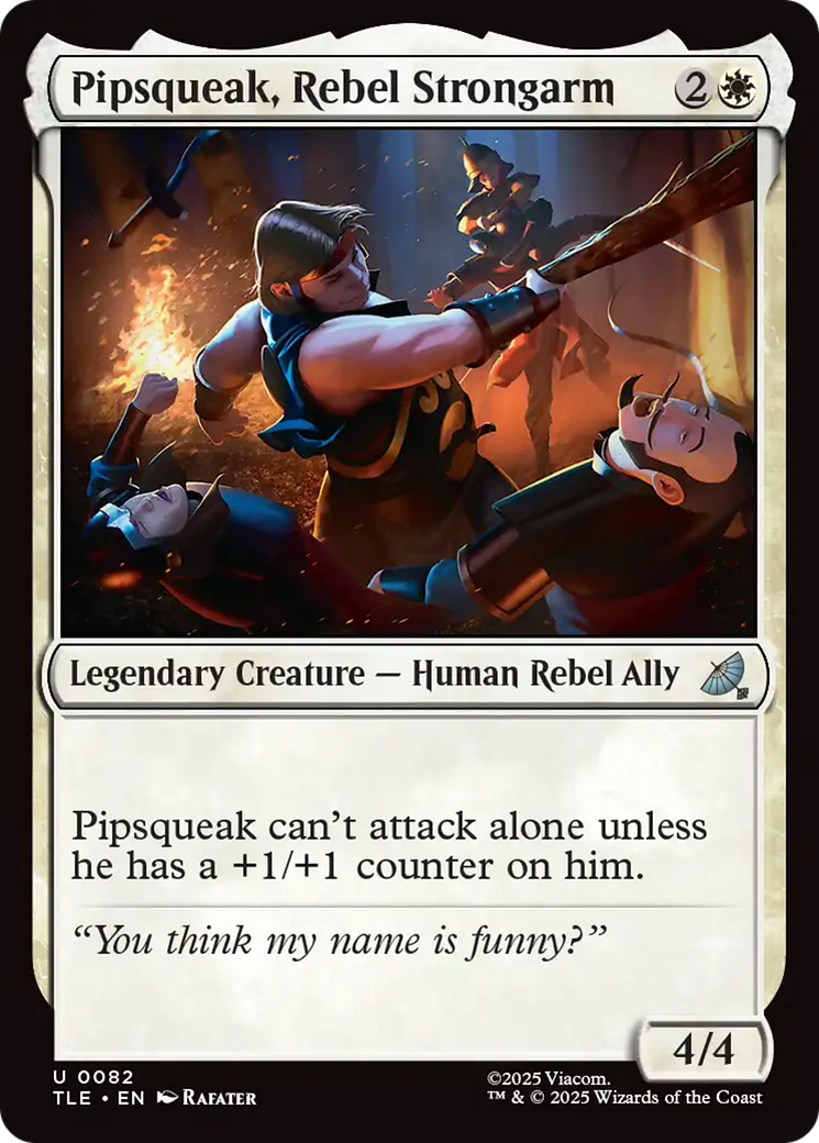 Pipsqueak, Rebel Strongarm [Avatar: The Last Airbender: Eternal-Legal] - Magic: The Gathering - Card Brawlers | Quebec | Canada |