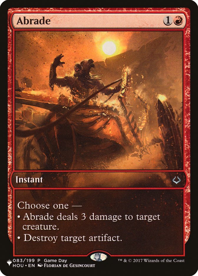 Abrade [The List] - Card Brawlers