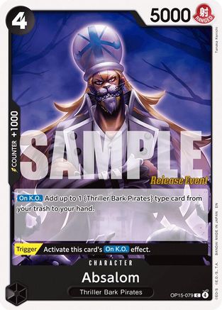 Absalom (OP15-079) - Adventure on Kami's Island Release Event Cards - Card Brawlers