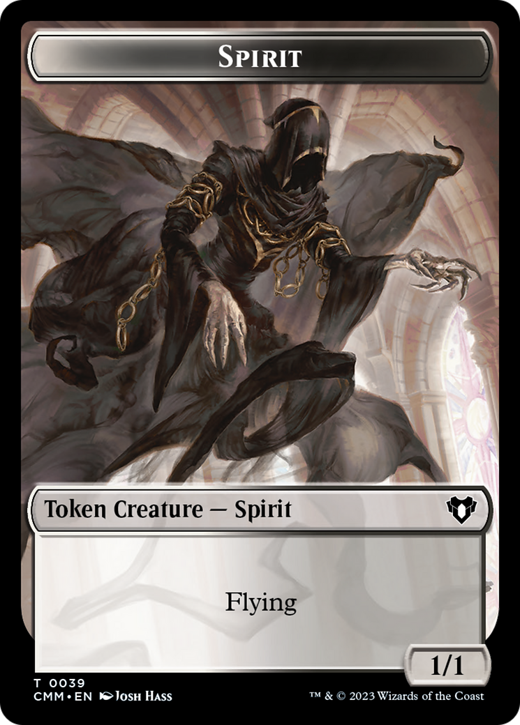Spirit (0039) // Spider Double-Sided Token [Commander Masters Tokens] - Magic: The Gathering - Card Brawlers | Quebec | Canada |