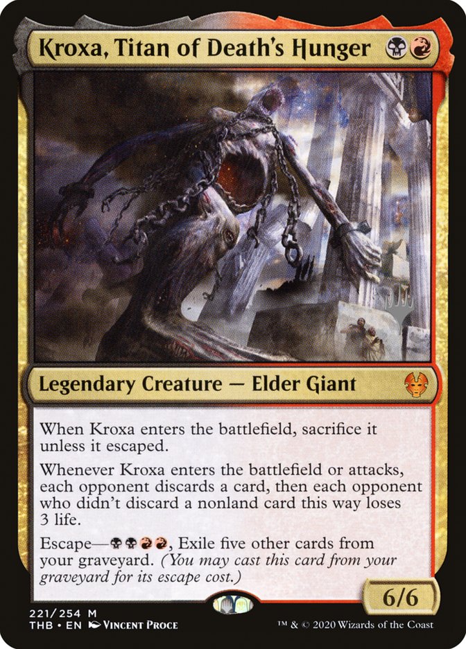 Kroxa, Titan of Death's Hunger (Promo Pack) [Theros Beyond Death Promos] - Magic: The Gathering - Card Brawlers | Quebec | Canada |